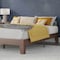 Flash Furniture Walnut Queen Size Solid Wood Platform Bed YKC-1090-Q-WAL-GG - alternate 9